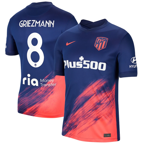 Camiseta Atlético De Madrid Griezmann 8 2ª Kit 2021 2022